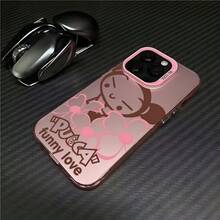 [24h Shipping From DE/FR/ES]Apple 11-17 16  21-26 Galaxy Cute P-Pucca Cartoon Phone Case Compatible With IPhone 17 16e 16 15 14 13 12 11 Mini Pro Max Air X XR XSMAX 8 7 Plus - Matte Finish  12-15 - 1 Piece Of Picture Color - View 1
