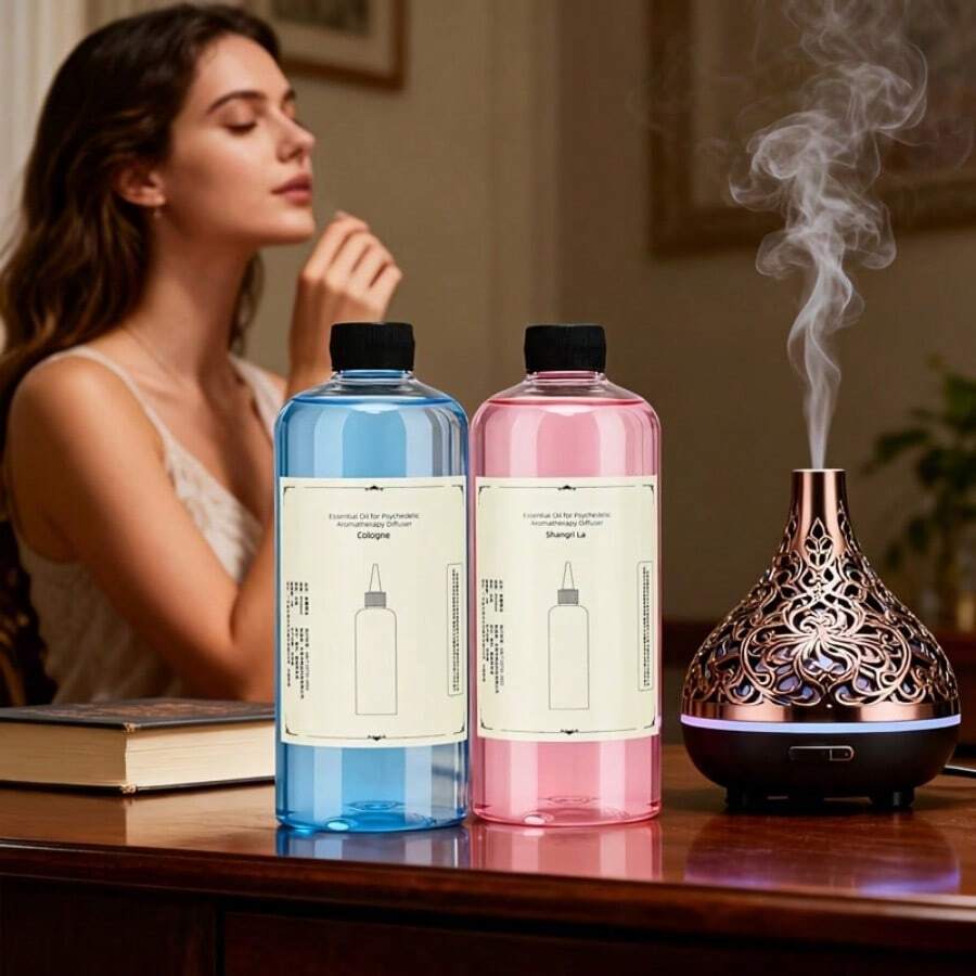 Large Capacity Essential Oil, 500ml/16.91oz, Fragrance Oil, Luxury Home And Hotel Fragrance, Available In Multiple Luxurious Scents. Suitable For Aromatherapy Diffusers, Humidifiers, Air Purifiers. - Extra Large Capacity 500ml/Aromatherapy Refill - View 1