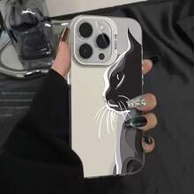 Cool Hakimi Is Suitable For Apple 15 Pro Max Phone Case,  16 Cute, 14 Pro High-End, 17 Pro New - 彩銀殼-黑色-冷酷哈基米 - 查看 7