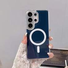 時尚手機殼，適用於 Galaxy A56 A36 A16 A26 A17 A07 A57 A37 A06 A05 A15 A25 A35 A55 A54 A14 A27 S26 Ultra S25 FE S25Ultra S24 S23 S22 機型，亦適用於 S23 / S23 FE / S24 FE / S25 / 機型，壓克力材質手機保護殼，防摔手機殼，手機配件，夏季 - 藍色 - 查看 6