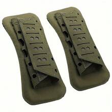 Tactical Shoulder Pads, Laser Cut Molle Vest Shoulder Strap Pads, Breathable Soft Nylon Shoulder Protection Pads, With Pressure Relief Design, Detachable Comfortable Shoulder Pads, For Plate Carrier, FCPC JPC Vest, Backpack, Hunting, Shooting, Hiking, Outdoor Activities, Black/Tan/OD Green Available - Multicolor - View 10