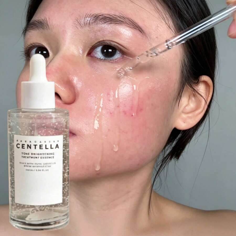 Centella Asiatica Repairing Serum, Deep Nourishing & Soothing Redness, Repairing Skin Barrier & Strengthening Skin Base, Suitable For Home, After-Sun, Soothing Multiple Scenarios, Unisex