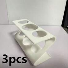 1/2/3pcs 3-Slot Electric Toothbrush And Toothpaste Storage Rack, Bathroom Organizer Rack, Sink Storage Rack, Razor Holder, Home Bathroom Decor, Back To School Decor, Suitable For Home And Bathroom, Ideal Home Storage - Multicolor - View 17