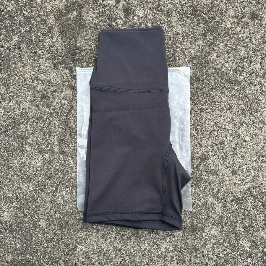 Solid Color Women's Fitness Sports High Waist Yoga Short Leg Cycling Full Body Workout Jog Squat Proof Inner Pocket - 珊瑚橙 - 查看 1