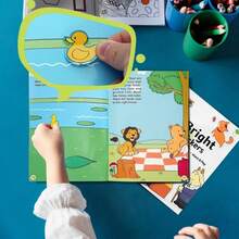 Colorful Sticker Activity Workbook With Animal, Fruit And Everyday Object Patterns, Easy-To-Peel Stickers, Suitable For Sorting And Comparison Games, Develops Focus And Observation Skills, Perfect For Home Or Travel Use Back To School - 亮色貼紙 - 查看 9