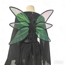 Disfraz de mago elfo medieval para mujer, disfraz de cosplay para Halloween - 25011 Elfo Oscuro (alas y orejas no incluidas) - Ver 8