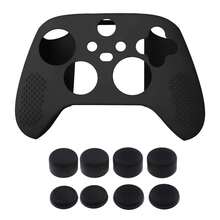 Compatible With XBOX Series S, Compatible With XBOX Series X, 1pc Controller Protective Case + 4pcs Joystick Caps Set, Dustproof, Sweatproof, Scratch-Resistant, Enhanced Gaming Control Feel - View 6