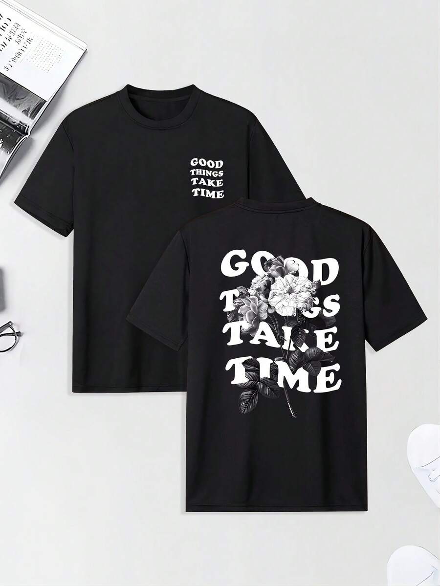 Camisetas de hombre - Negro - Ver 1