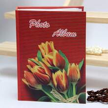 Elegant 6-Inch Gold Foil Photo Album - Holds 200/100 Cards, Premium Paper, Suitable For Gifts And Keepsakes - Multicolor - View 24