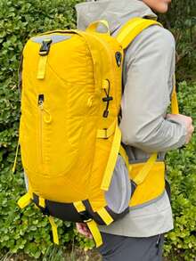 Breathable Outdoor Sports Nylon Women's Backpack, Can Fit 15.6-Inch Laptop; Multifunctional Hiking Bag, Large Capacity Travel Bag; Multi-Pocket Trekking Bag, Suitable For Travel, Vacation, Hiking, Skiing, Shock Absorption, Camping, Outdoor Sports, Holiday Gift, Birthday Gift - Multicolor - View 9