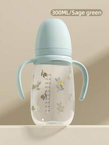 1pc Baby Wide-Neck Multi-Capacity Small Cherry PP Anti-Fall Anti-Colic Baby Bottle Suitable For Infant Feeding - Multicolor - View 9