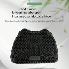 Bantalan Jok Motor yang Dapat Dilepas untuk Meredakan Tekanan, Sarung Jok Motor Gel Anti-Selip dan Bernapas, Cocok untuk Berkendara Jarak Jauh dan Dekat, Bantalan Jok Motor untuk Pengendara, Sarung Jok Silikon Gel Berbentuk Sarang Lebah, Tahan Air, Perlindungan Matahari, Peredam Guncangan, Isolasi Panas untuk Sepeda Motor Listrik - Berbagai gaya - View 4