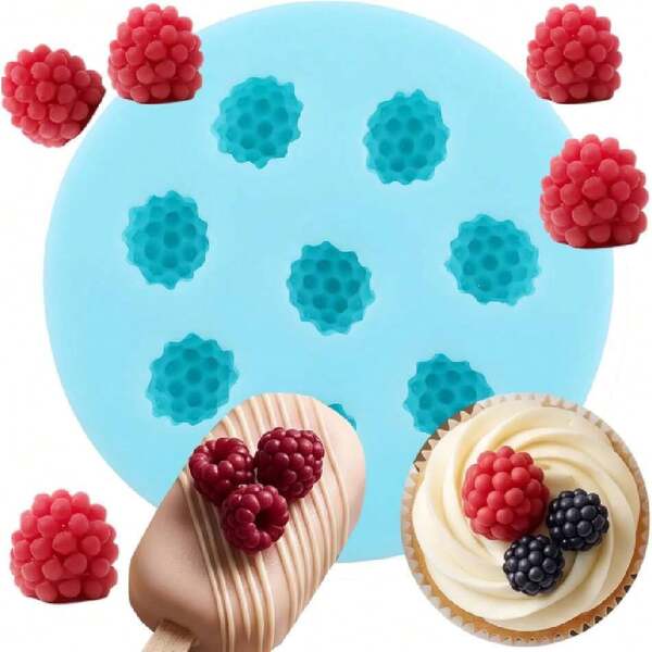 Raspberry Fondant Silicone Molds For Cake Decorating Cupcake Topper Chocolate Gum Paste Polymer Clay,45701857
