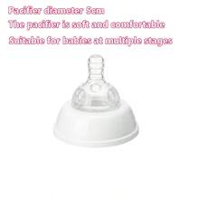 1個/2個 嬰兒奶瓶 220ml/320ml 標準5cm直徑 耐熱至100°C 矽膠奶嘴 柔軟舒適 適用於嬰兒多階段日常餵哺 卡通小狗造型設計 - 彩色 - 查看 5