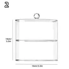 Round Transparent Acrylic Storage Box, Round Leather Strap Storage Box, Watch Storage Box, Display Box, Stackable, Suitable For Back-To-School Season And Holiday Gifts. - View 11
