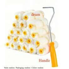 28/22/11/4/1pc, Ultra-Fine Fiber Home Paint Roller Brush Set, Non-Shedding Professional Sponge Roller Brush Set, High Absorbency Household Paint Roller Brush Set - Ultra-Fine Fiber Roller, High Absorbency Mini Fabric Roller, Lightweight Metal Handle And Ergonomic Plastic Grip, Suitable For Hotel, School, Residential, Home, Kitchen Wall, Finish, Door And Cabinet Applications. - Multiple Styles - View 11