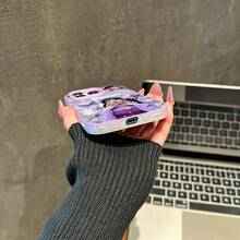 Collage estrellado de Jisoo moradofunda de teléfono Fundas compatibles con ,Apple,VIVO,OPPO,,, y Honor.Fabricadas en silicona TPU,ofrecen protección contra golpes y caídas. - Morado - Ver 6