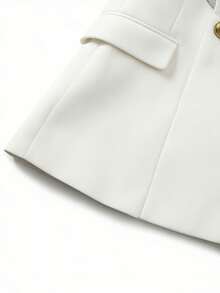 Mens Casual Suit Blazer Jackets Stand Mandarin Collar Lightweight Lined Business Dress Sport Coats - 白色 - 查看 6