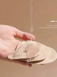 1-5 Pairs Leather High Heel Front Sole Pads, Soft Shock-Absorbing Sweat-Absorbing Non-Slip, Suitable For Summer Sandals, Self-Adhesive Invisible Front Sole Pads - View 11