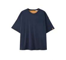 Timberland Summer New Outdoor Sports Casual Loose Skin-Friendly Breathable Reversible Men's Round Neck Short Sleeve T-Shirt - Royal Blue/Orange - View 7