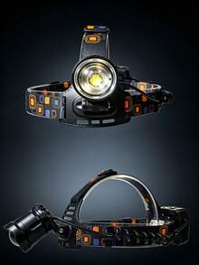 High Power Long Range LED Headlight Telescopic Zoom Headlamp Fishing Light Camping Flashlight - Star - View 4