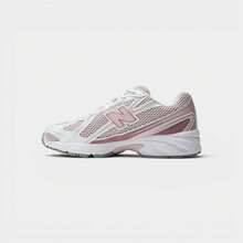 New Balance نيو بالانس 740 أبيض/وردي - روز أحمر - مشاهدة 3