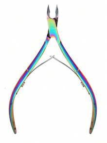 Gold Stainless Steel Nail Clipper Cuticle Trimmer Dead Skin Remover Manicure Tool - Multicolor - View 1