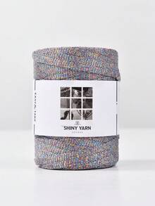 6mm Shiny Metallic Yarn, Sequin Knitted Thread, Suitable For DIY Knitted Plant Hanging Baskets, Crochet Bags, Holiday Decorations - Multicolor - View 20