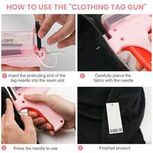 Stitchy - Alter Your Clothing Instantly - 1 Red And Pink Stitchy With 480 Micro Stitches & 1/5 Needles - At-Home Alterations - Wardrobe Assistant - 5 Needle Head - View 7