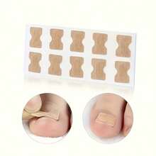 50pcs Embedded Nail Protective Patches, Breathable Ingrown Nail Stickers - Nail Stickers, Easy To Apply, No Glue Needed, Foot And Hand Care - Multicolor - View 3