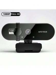 2K 4K 1080P PC 網路攝影機 USB 線上視訊攝影機 附麥克風 自動對焦 Full HD 1080P 電腦視訊鏡頭 - 黑色 - 查看 14