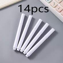 4/8/14/20pcs White Dry Erase Markers Blank Pen Body Mini Whiteboard Marker For Glass Blackboard Price Tag Writing - Sets - View 13