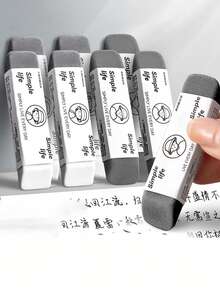 Penghapus Matte, Cocok untuk Pensil, Pulpen, dan Pena Tinta, Multifungsi, Penghapus Buram, Penghapus Kepala Ganda Kreatif, Pena Netral, Pulpen, Penghapus Multi-Jejak, Eksklusif untuk Pelajar, Cocok untuk Ujian Sekolah, Warna dan Gaya Acak, Perlengkapan Penting untuk Kembali ke Sekolah - beraneka warna - View 2