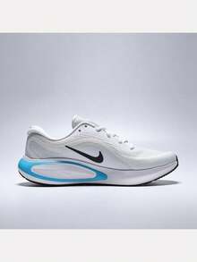 Men's NIKE JOURNEY RUN Running Shoes Low-Top FN0228-112 - Black and White - View 2