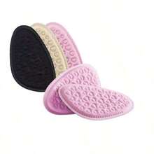2pcs Breathable Heart-Shaped Front Sole Pads, High Heel Anti-Slip Soft Elastic Pressure Relief Half-Size Inserts, Self-Adhesive Sweat-Absorbing Pain-Relief Foot Pads, Pointed Toe Shoe Anti-Friction Thickened Front Sole Cushion, Suitable For Stiletto High Heels, Shoes, Pointed Toe Shoes, Long Standing Pain Relief, Oversized Shoes Anti-Slip, Daily Commute Foot Protection - Multiple Styles - View 3