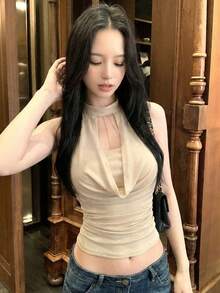 Women Tops - Black - View 10