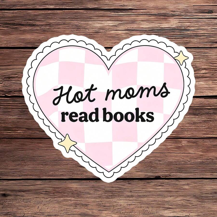 1 Buah Stiker Decal Gadis Pecinta Buku, Stiker Vinyl Tipografi Ibu-Ibu Keren Membaca Buku untuk Kindle Laptop, Stiker Kutu Buku Tahan Air untuk Botol Minum, Jurnal, Tas Perjalanan, Hadiah Lucu untuk Anggota Klub Buku dan Sahabat Perempuan - S2370 - View 1