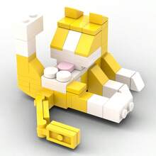 牛貓、暹羅貓、橘貓動物積木模型，MOC 互鎖套裝創意 STEM 積木－DIY 家居裝飾桌面擺飾，適合作為聖誕、節日或生日禮物送給 6 歲及以上的男孩女孩 - 彩色 - 查看 7