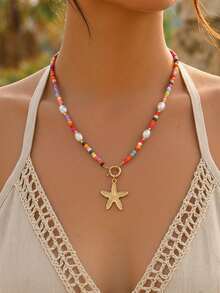 Collar de Cruz de Acero Inoxidable con Circonita, para Uso Diario de Mujeres - Multicolor 8 - Ver 4