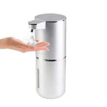 DONASIRA 1pc 380ML Capacity Light Display 4-Level Adjustable Foam/Liquid Control Type-C Rechargeable Electric Automatic Sensor Soap Dispenser Hand Soap Bottle Dish Soap Machine Shampoo Container, Suitable For Kitchen Bathroom - Multiple Colors - View 15