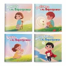 Kids Character Building Reading Game Book, Honesty Patience Love And Making Choices Story Series For Social Emotional Learning And Early Growth - Kids Social Emotional Reading Game Book - View 2