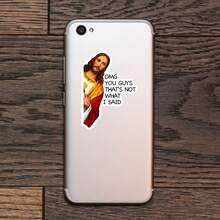1PC Sarcastic Classical Painting Quote Sticker, Funny History Meme Slogan Vinyl Decal For Laptop Water Bottle Notebook, Waterproof Aesthetic Art Decal Sticker, Stationery Scrapbook Accessories Gift For Friends - S2234 - View 6