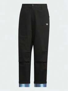 Adidas Originals 男士 HEAVY W 運動梭織長褲 KC0120 - 黑色 - 查看 2