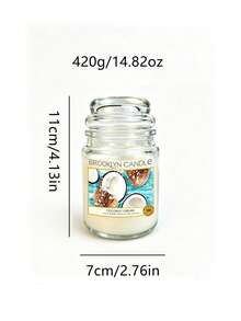 Large Red Apple Wreath Scented Candle, Long Burning Time Up To 150 Hours, Ideal Christmas Gift For Women - one-size - View 11