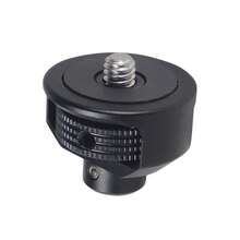 1/4 Inch Screw Quick Release Replacement Base 360° Rotatable Anti-Reinverse Adjustable Metal 1/4 To 1/4 Adapter Compatible With Tripod Selfie Stick And Devices With 1/4 Screws Photography Accessories - View 1