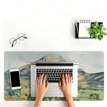 Painting Style Home Office Desk Mat, Extended Mouse Pad, XXL Mouse Pad, Office Desk Accessory, Hot-Selling Mouse Pad, Desktop Mouse Pad - Mouse Pad - View 6
