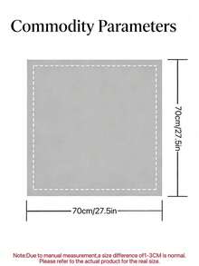 1 Stück Damen geometrisches Muster quadratisches Seidentuch Kopftuch mit tragbarer Verpackung, geeignet für den täglichen Gebrauch - Verschiedenfarbig - Übersicht 4