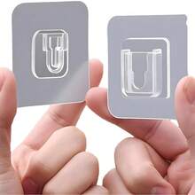 Double-Sided Adhesive Wall Hooks For Hanging, Self-Adhesive Hooks Suitable For Bathroom, Kitchen, Office - View 9