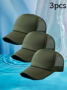 1 pieza Gorra de béisbol de mujer de malla de dos colores transpirable - Multicolor - Ver 42