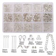 1200pcs Bracelet Making Kit, 15-Compartment Storage Box, Alloy Beads Jewelry Accessories Set, Gold/Silver/Mixed Color, DIY Handmade Gift, Suitable For Beginners - Metal Hardware Set - View 13